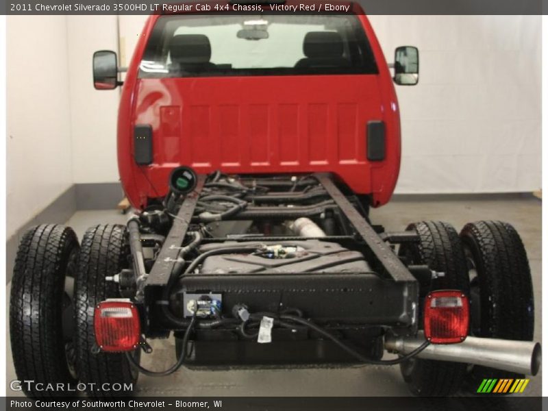 Victory Red / Ebony 2011 Chevrolet Silverado 3500HD LT Regular Cab 4x4 Chassis