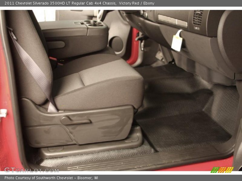 Victory Red / Ebony 2011 Chevrolet Silverado 3500HD LT Regular Cab 4x4 Chassis