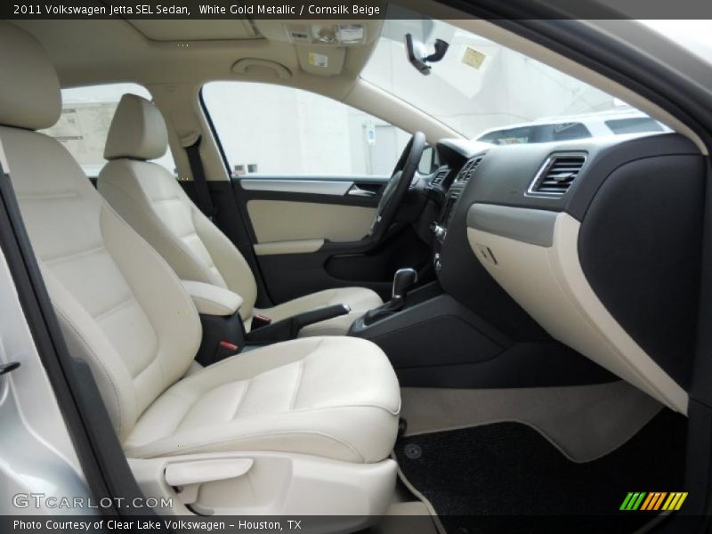White Gold Metallic / Cornsilk Beige 2011 Volkswagen Jetta SEL Sedan