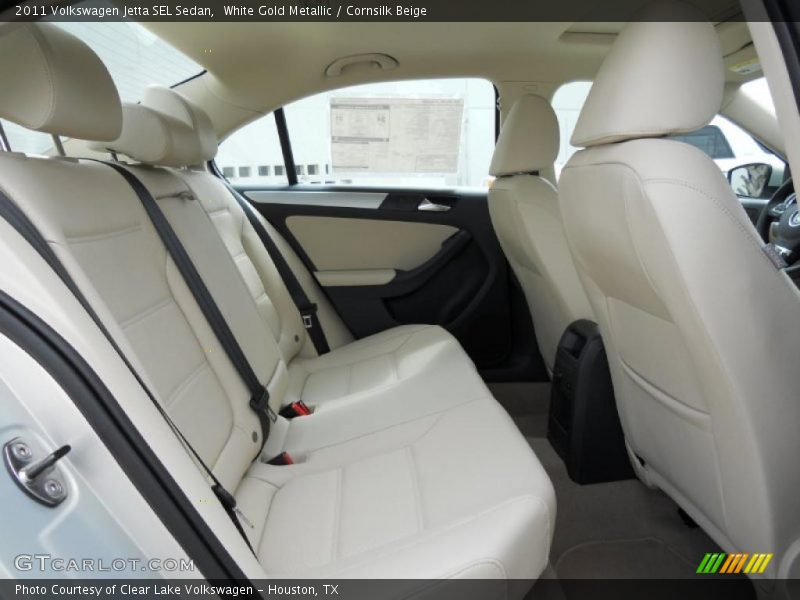 White Gold Metallic / Cornsilk Beige 2011 Volkswagen Jetta SEL Sedan