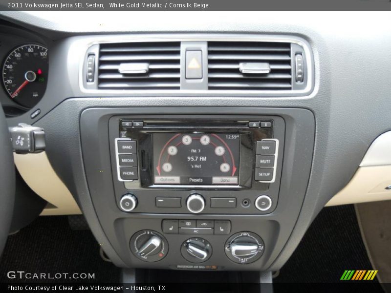White Gold Metallic / Cornsilk Beige 2011 Volkswagen Jetta SEL Sedan