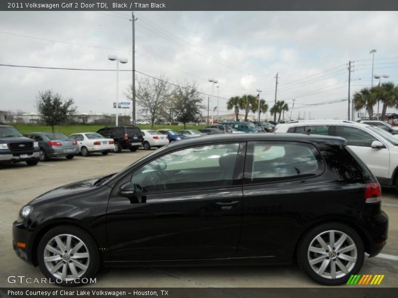Black / Titan Black 2011 Volkswagen Golf 2 Door TDI