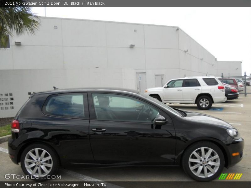 Black / Titan Black 2011 Volkswagen Golf 2 Door TDI