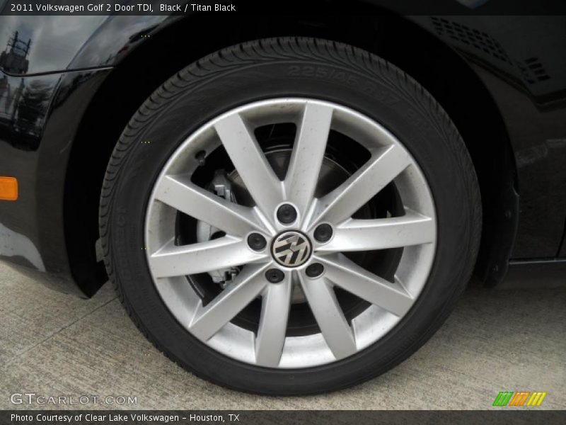 Black / Titan Black 2011 Volkswagen Golf 2 Door TDI