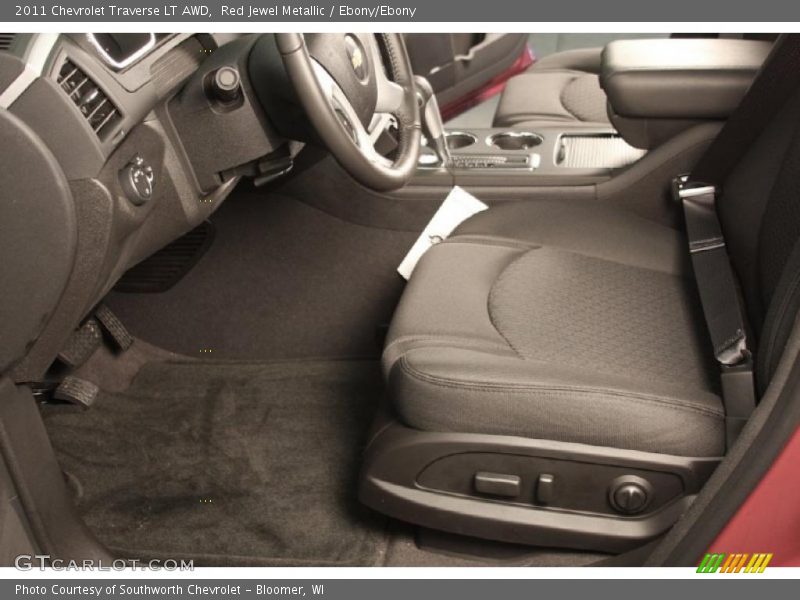Red Jewel Metallic / Ebony/Ebony 2011 Chevrolet Traverse LT AWD