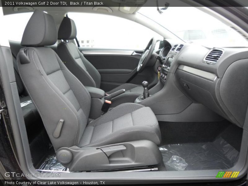 Black / Titan Black 2011 Volkswagen Golf 2 Door TDI