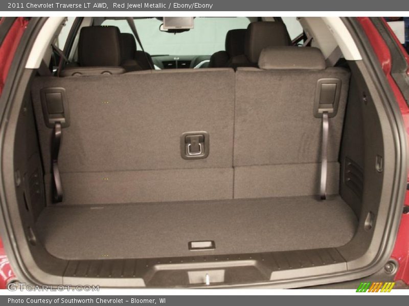 Red Jewel Metallic / Ebony/Ebony 2011 Chevrolet Traverse LT AWD