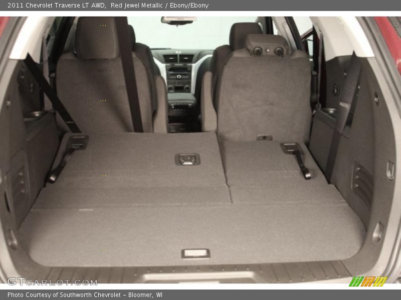 Red Jewel Metallic / Ebony/Ebony 2011 Chevrolet Traverse LT AWD
