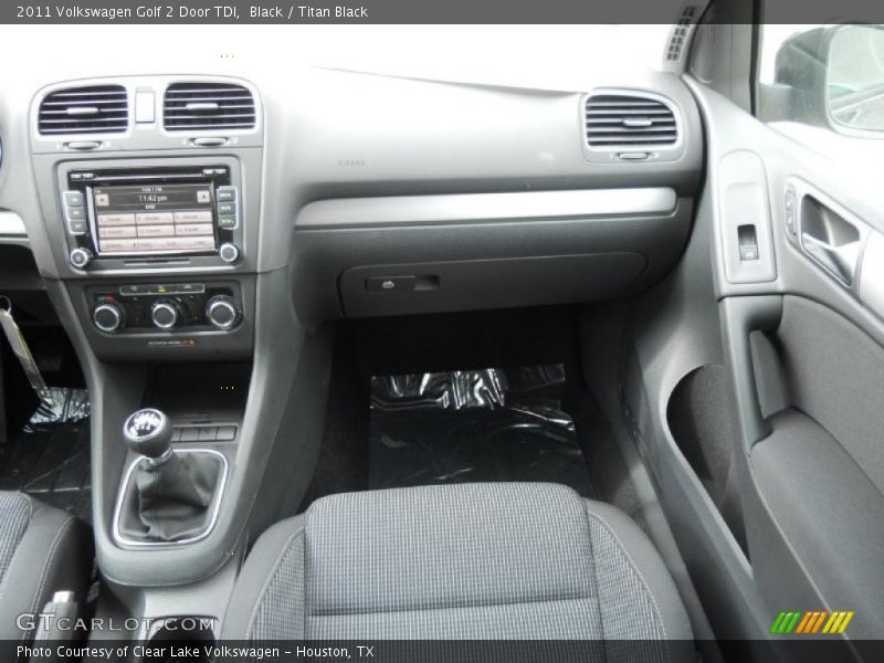Black / Titan Black 2011 Volkswagen Golf 2 Door TDI