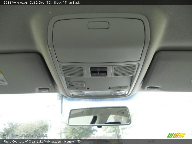 Black / Titan Black 2011 Volkswagen Golf 2 Door TDI