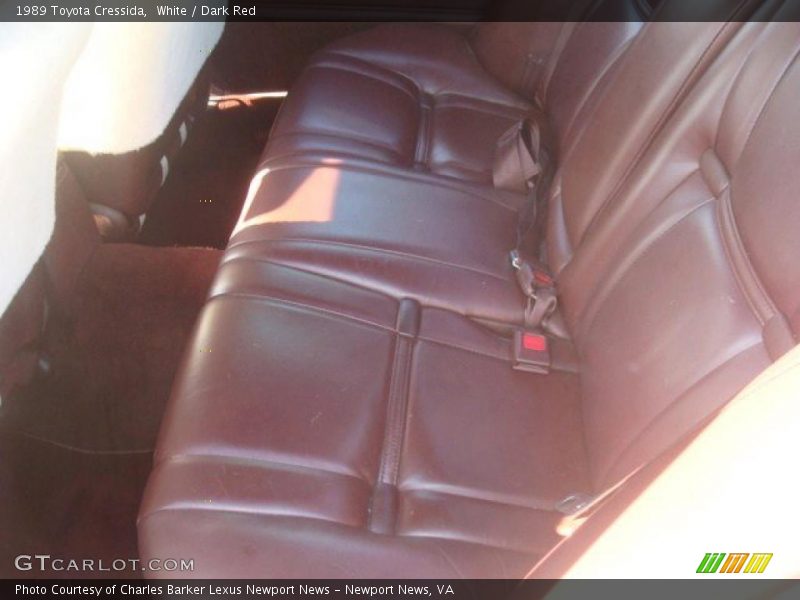 White / Dark Red 1989 Toyota Cressida