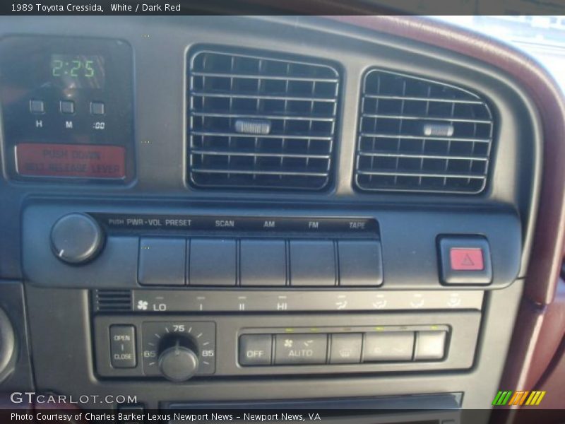 Controls of 1989 Cressida 