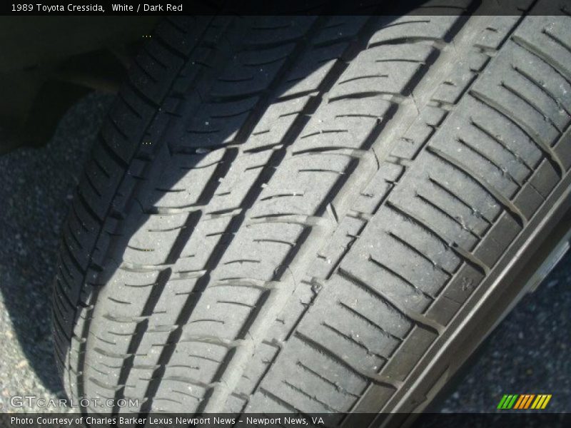 White / Dark Red 1989 Toyota Cressida