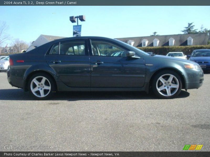 Deep Green Pearl / Camel 2004 Acura TL 3.2