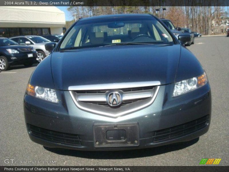 Deep Green Pearl / Camel 2004 Acura TL 3.2