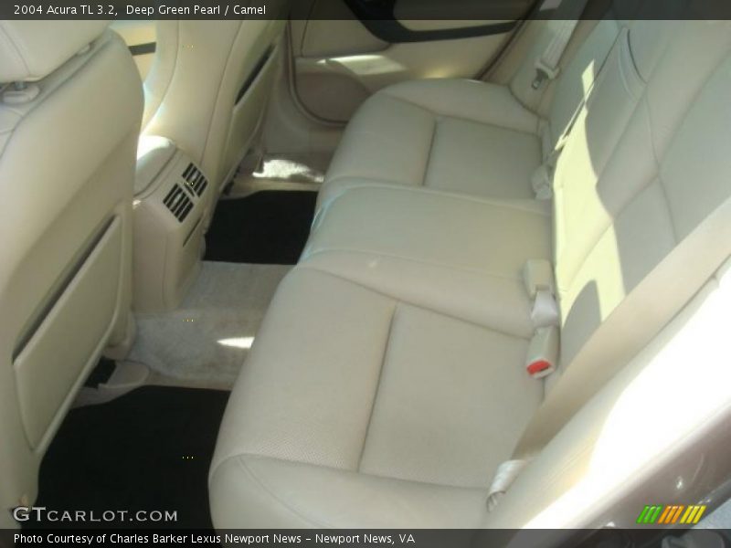 Deep Green Pearl / Camel 2004 Acura TL 3.2