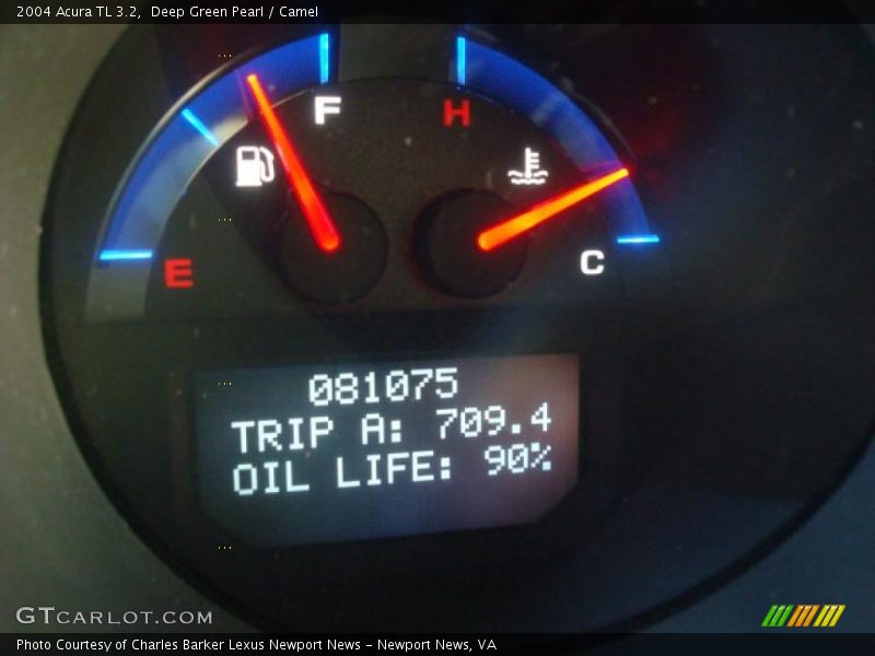 Deep Green Pearl / Camel 2004 Acura TL 3.2