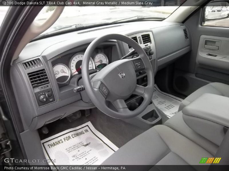 Medium Slate Gray Interior - 2006 Dakota SLT TRX4 Club Cab 4x4 
