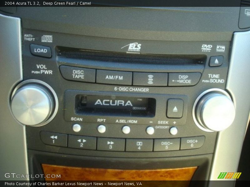 Deep Green Pearl / Camel 2004 Acura TL 3.2