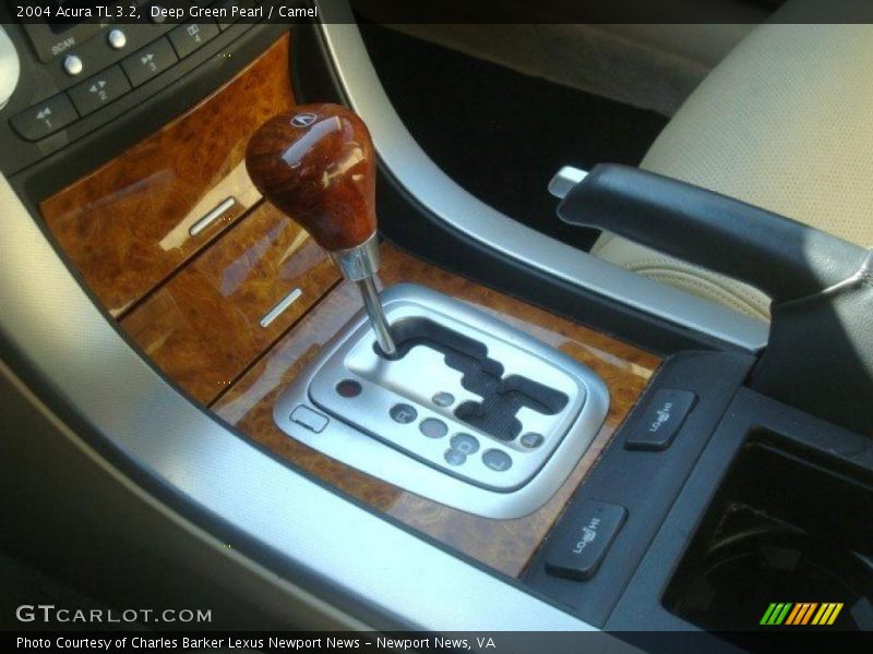 Deep Green Pearl / Camel 2004 Acura TL 3.2