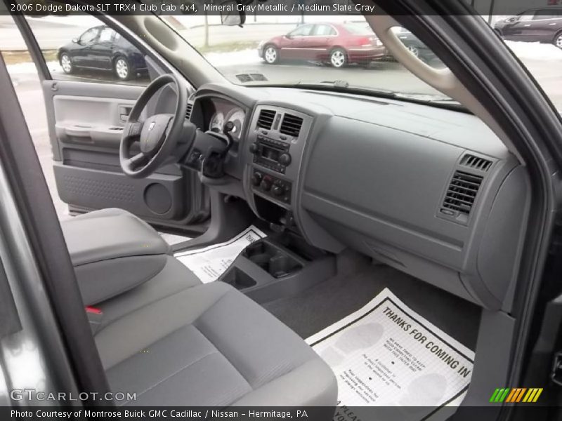 Mineral Gray Metallic / Medium Slate Gray 2006 Dodge Dakota SLT TRX4 Club Cab 4x4