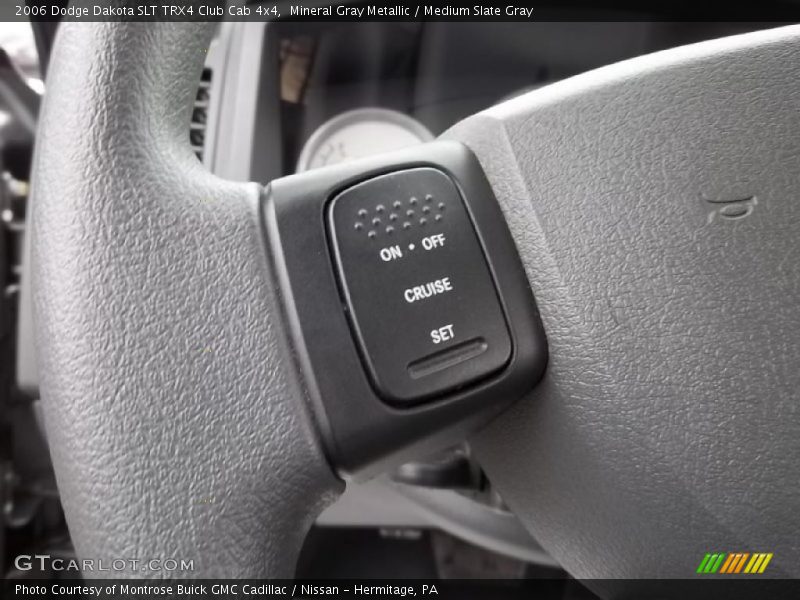 Controls of 2006 Dakota SLT TRX4 Club Cab 4x4