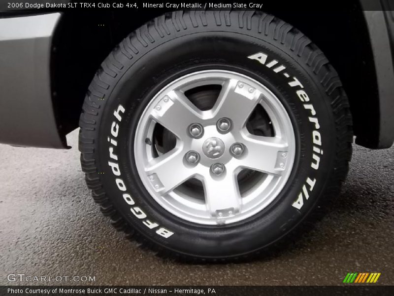 Mineral Gray Metallic / Medium Slate Gray 2006 Dodge Dakota SLT TRX4 Club Cab 4x4