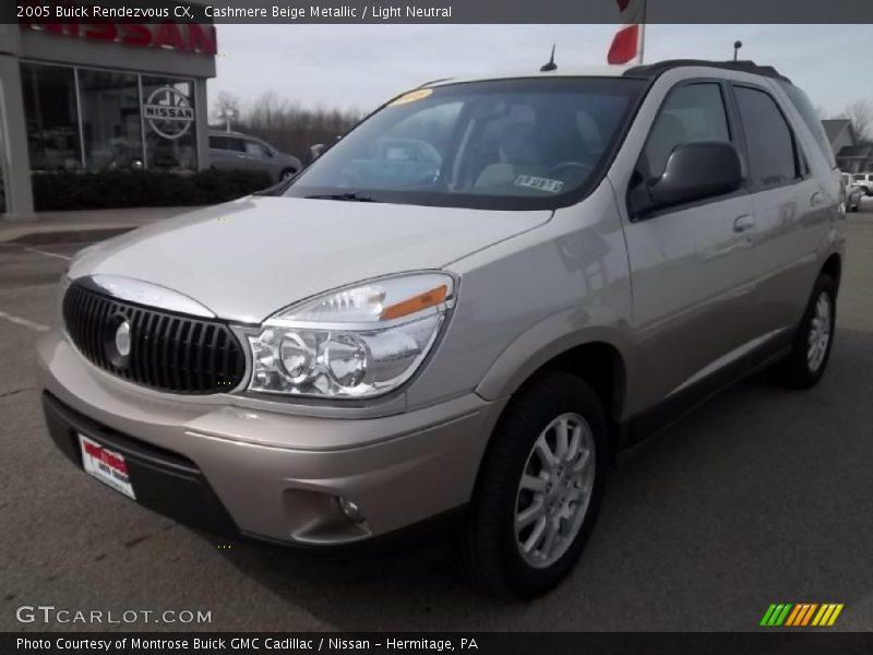 Cashmere Beige Metallic / Light Neutral 2005 Buick Rendezvous CX