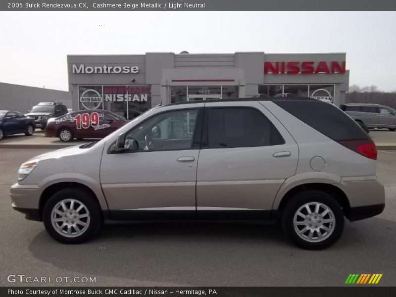 Cashmere Beige Metallic / Light Neutral 2005 Buick Rendezvous CX