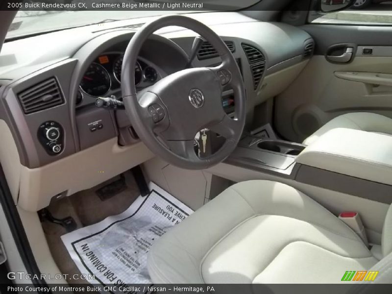 Cashmere Beige Metallic / Light Neutral 2005 Buick Rendezvous CX
