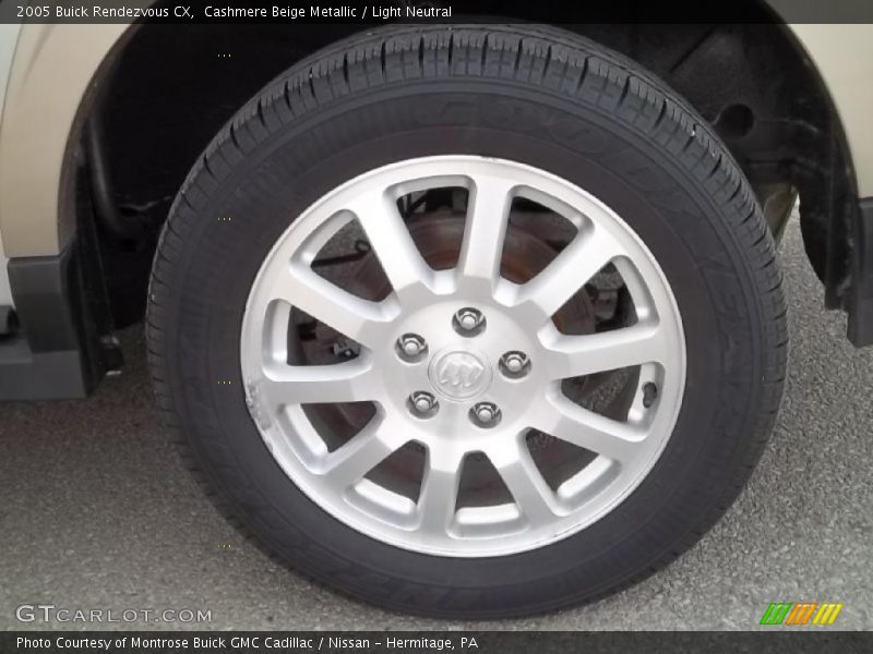 Cashmere Beige Metallic / Light Neutral 2005 Buick Rendezvous CX