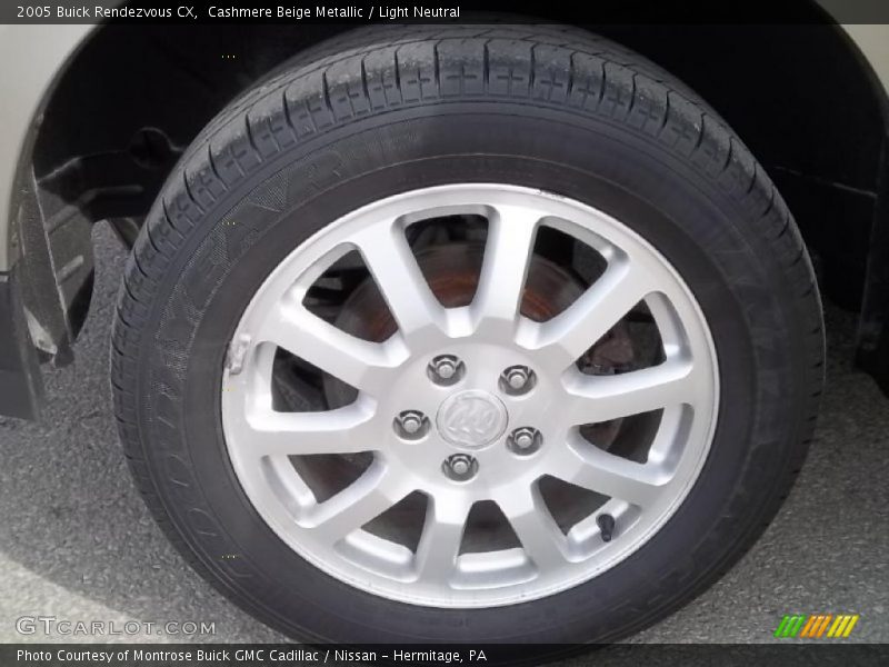 Cashmere Beige Metallic / Light Neutral 2005 Buick Rendezvous CX