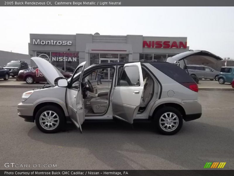 Cashmere Beige Metallic / Light Neutral 2005 Buick Rendezvous CX