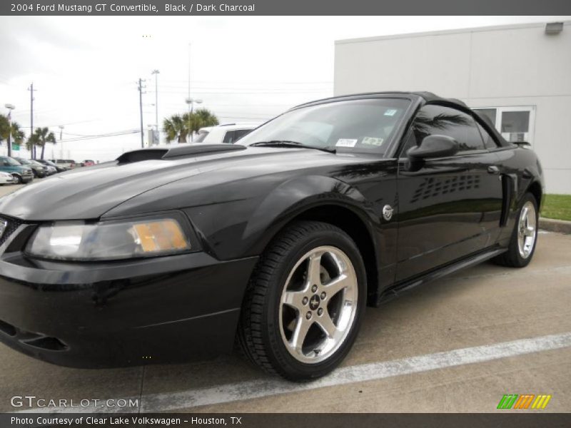 Black / Dark Charcoal 2004 Ford Mustang GT Convertible