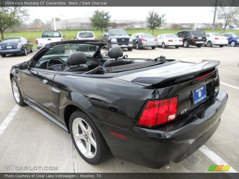 Black / Dark Charcoal 2004 Ford Mustang GT Convertible