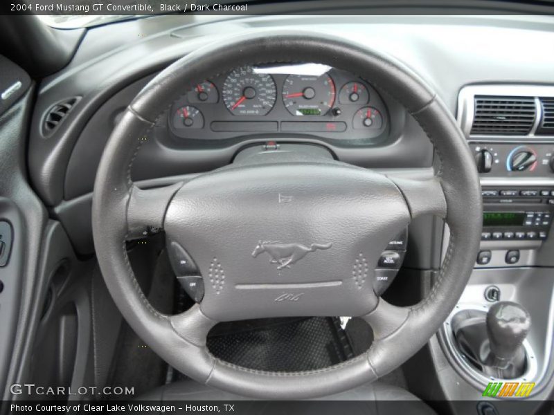 Black / Dark Charcoal 2004 Ford Mustang GT Convertible