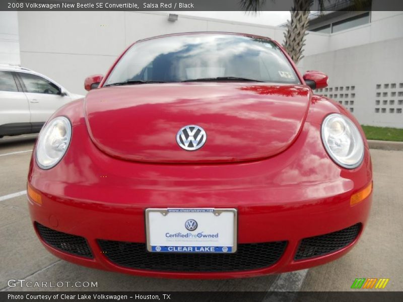 Salsa Red / Black 2008 Volkswagen New Beetle SE Convertible