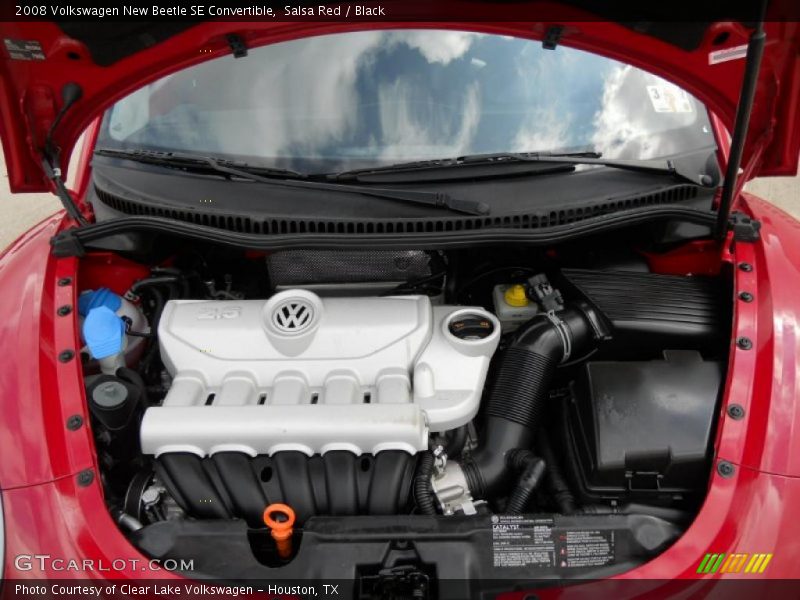 Salsa Red / Black 2008 Volkswagen New Beetle SE Convertible