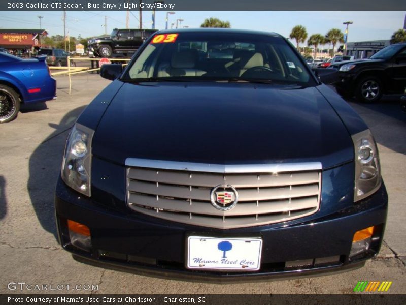 Blue Onyx / Light Gray/Ebony 2003 Cadillac CTS Sedan