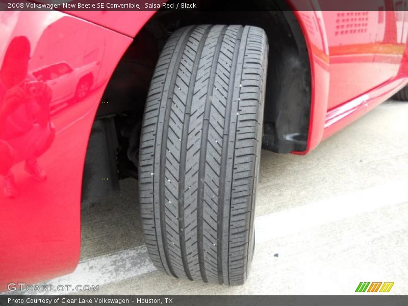 Salsa Red / Black 2008 Volkswagen New Beetle SE Convertible