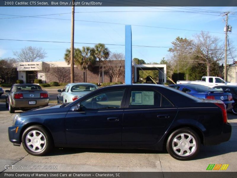 Blue Onyx / Light Gray/Ebony 2003 Cadillac CTS Sedan