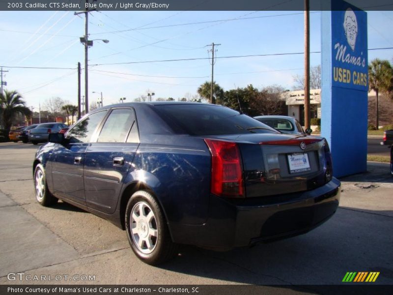 Blue Onyx / Light Gray/Ebony 2003 Cadillac CTS Sedan