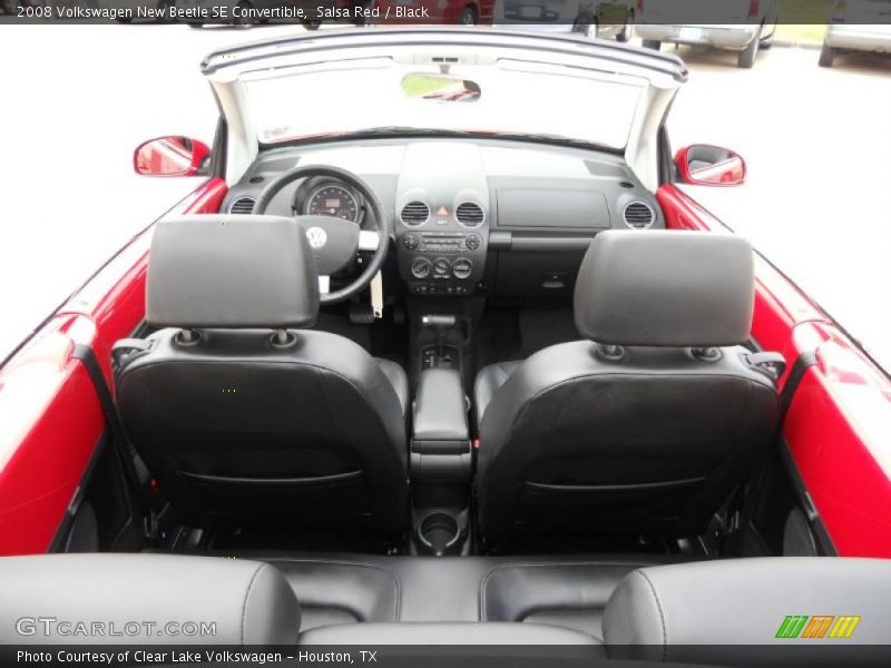 Salsa Red / Black 2008 Volkswagen New Beetle SE Convertible