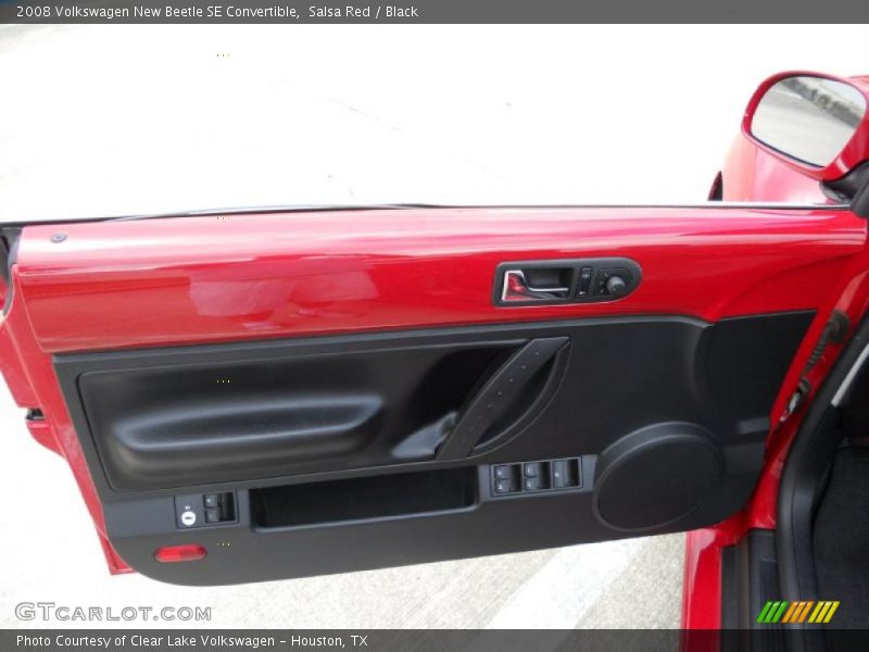 Salsa Red / Black 2008 Volkswagen New Beetle SE Convertible