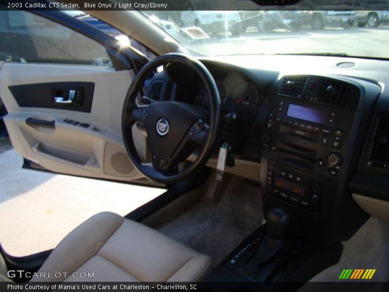 Blue Onyx / Light Gray/Ebony 2003 Cadillac CTS Sedan