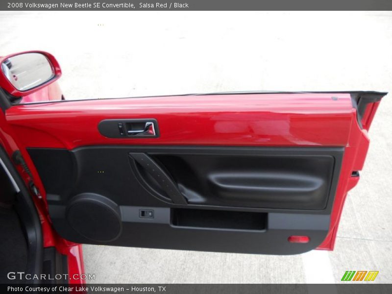 Salsa Red / Black 2008 Volkswagen New Beetle SE Convertible
