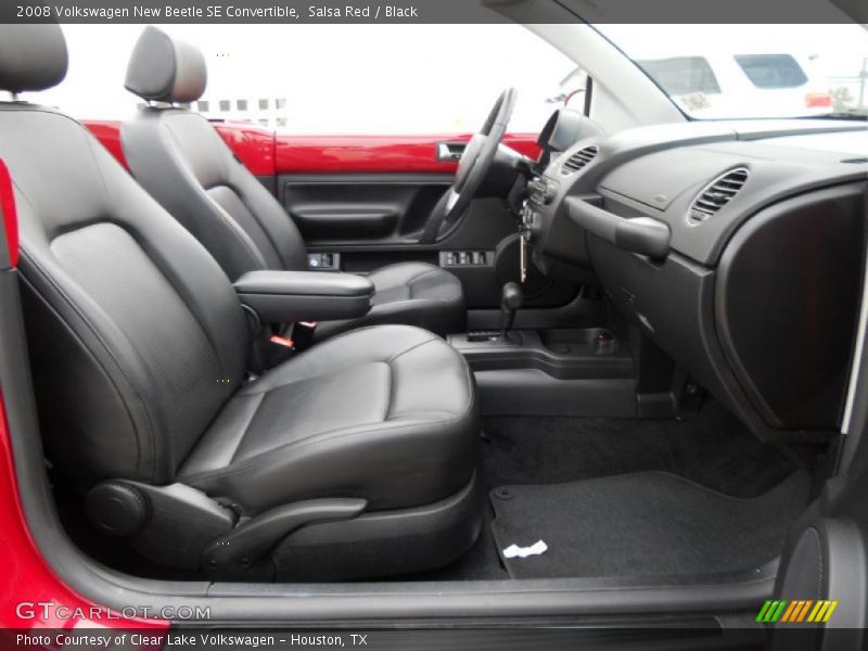 Salsa Red / Black 2008 Volkswagen New Beetle SE Convertible