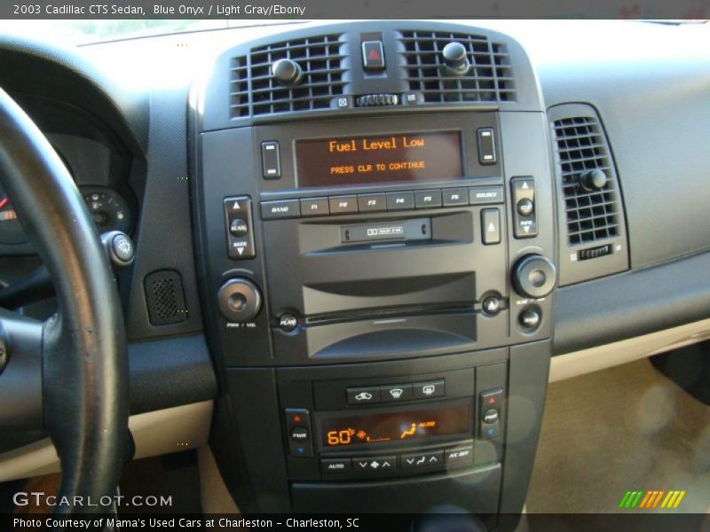 Blue Onyx / Light Gray/Ebony 2003 Cadillac CTS Sedan