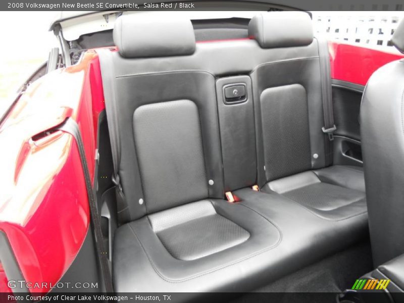 Salsa Red / Black 2008 Volkswagen New Beetle SE Convertible