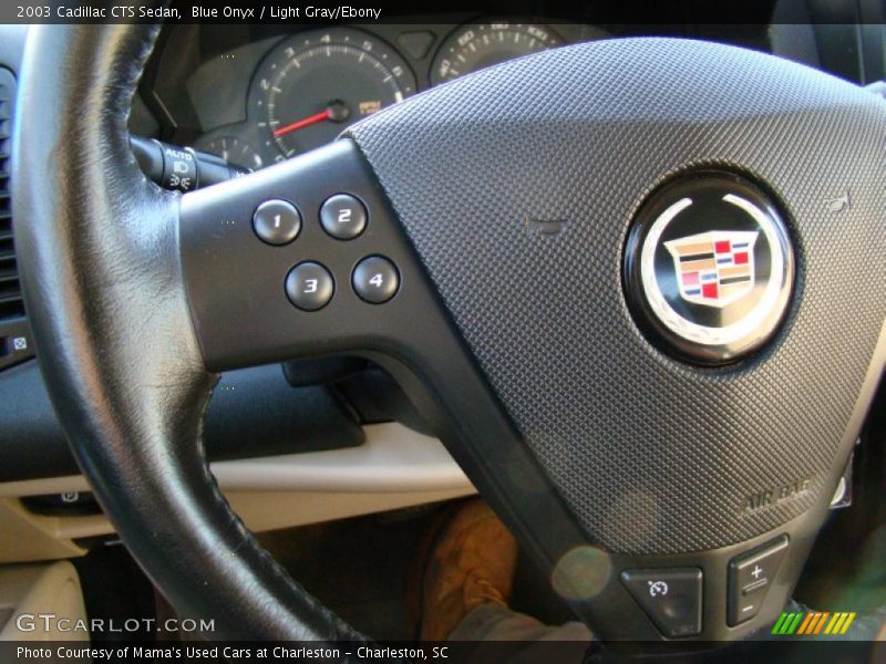 Blue Onyx / Light Gray/Ebony 2003 Cadillac CTS Sedan